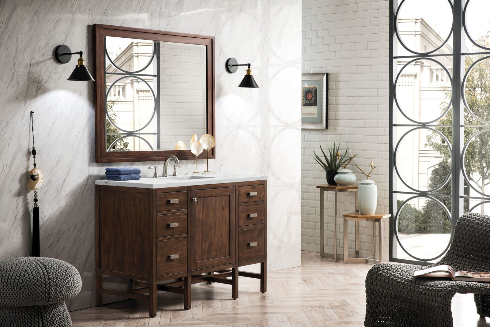 James Martin Vanities E444-V48-3ENC Addison 48″ – White