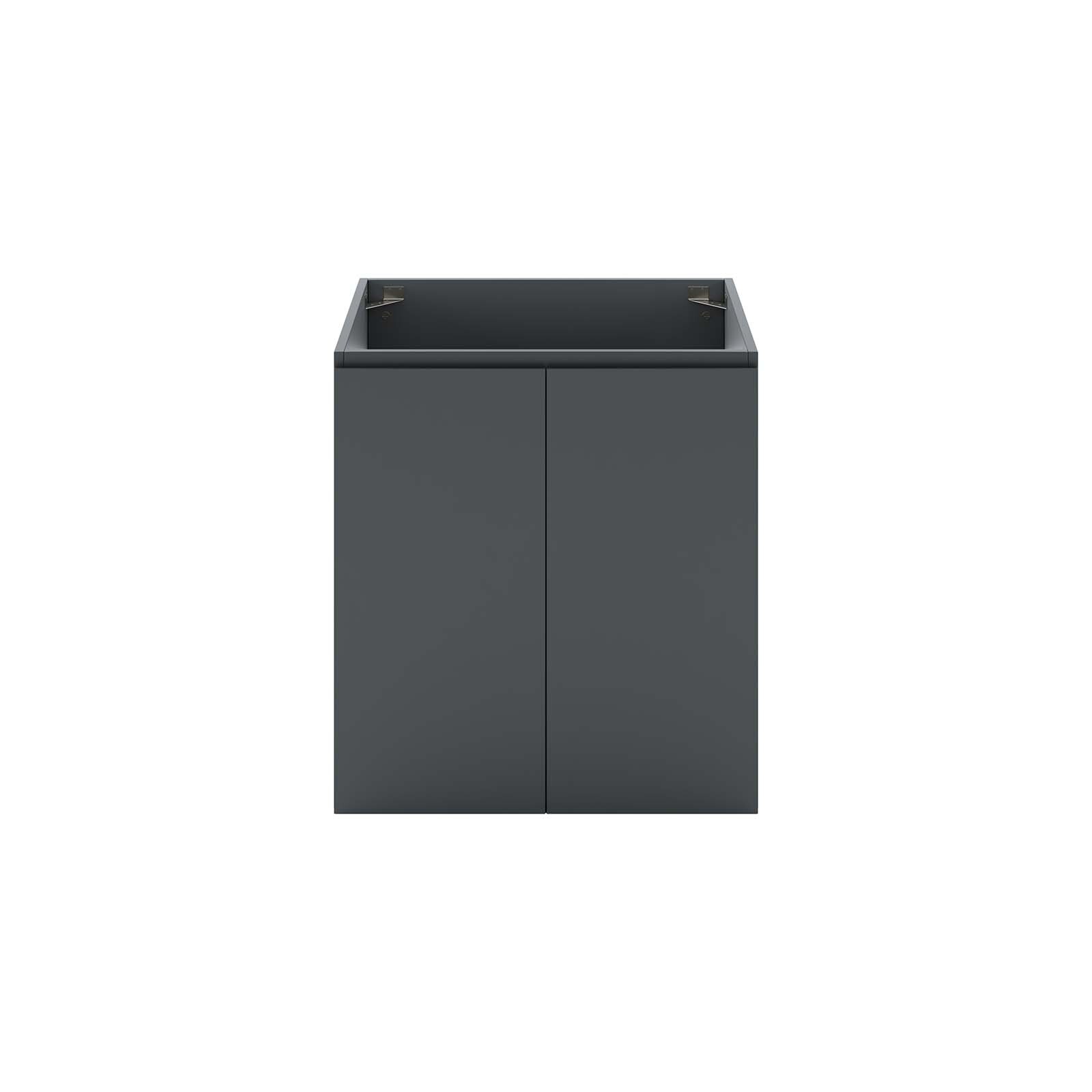 Modway Vitality 24″ Wall-Mount Bathroom Vanity in Gray