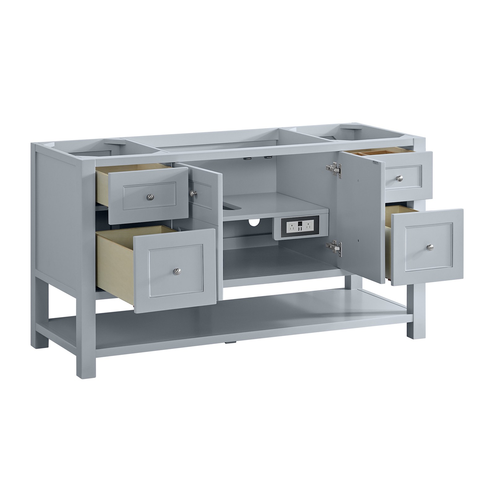 James Martin Vanities 330-V60S-FSFR Breckenridge 60″ – White