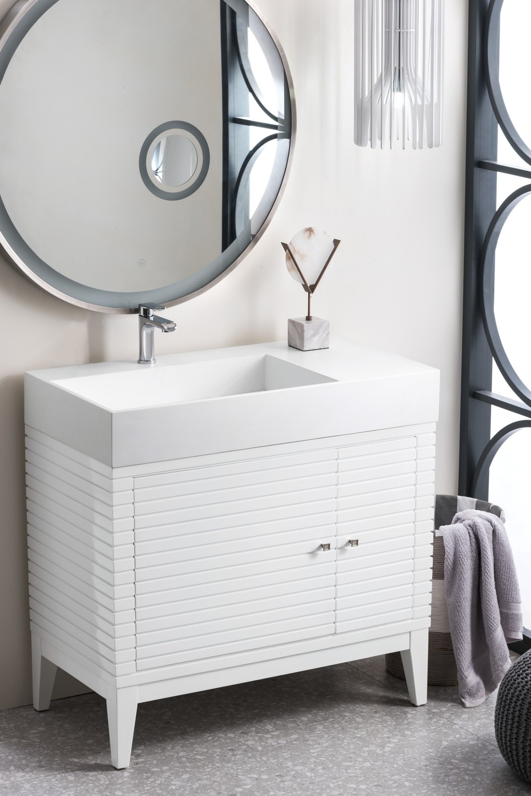 James Martin Vanities 210-V36 Linear 36″ Single Basin Hardwood – Wood