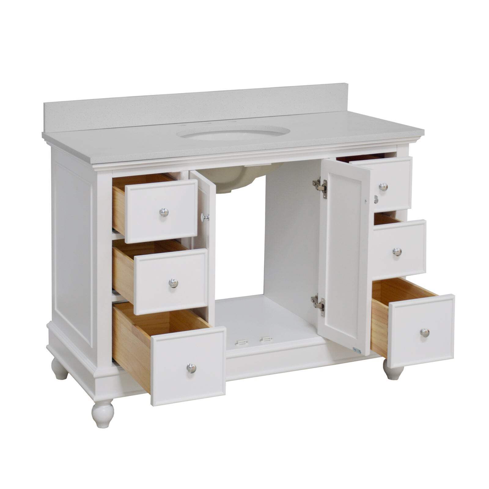 Bella 48-inch Vanity with Quartz Top