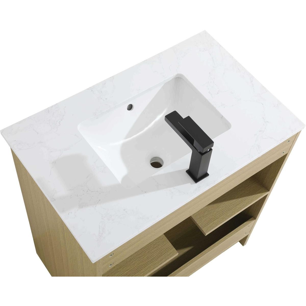 Elegant Lighting VF25130MHB Finnley Vanity Honey Brown