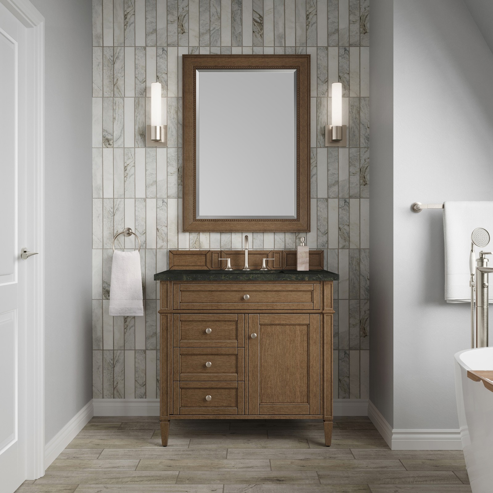 James Martin Vanities 650-V36-3PHT Brittany 36″ – Brown
