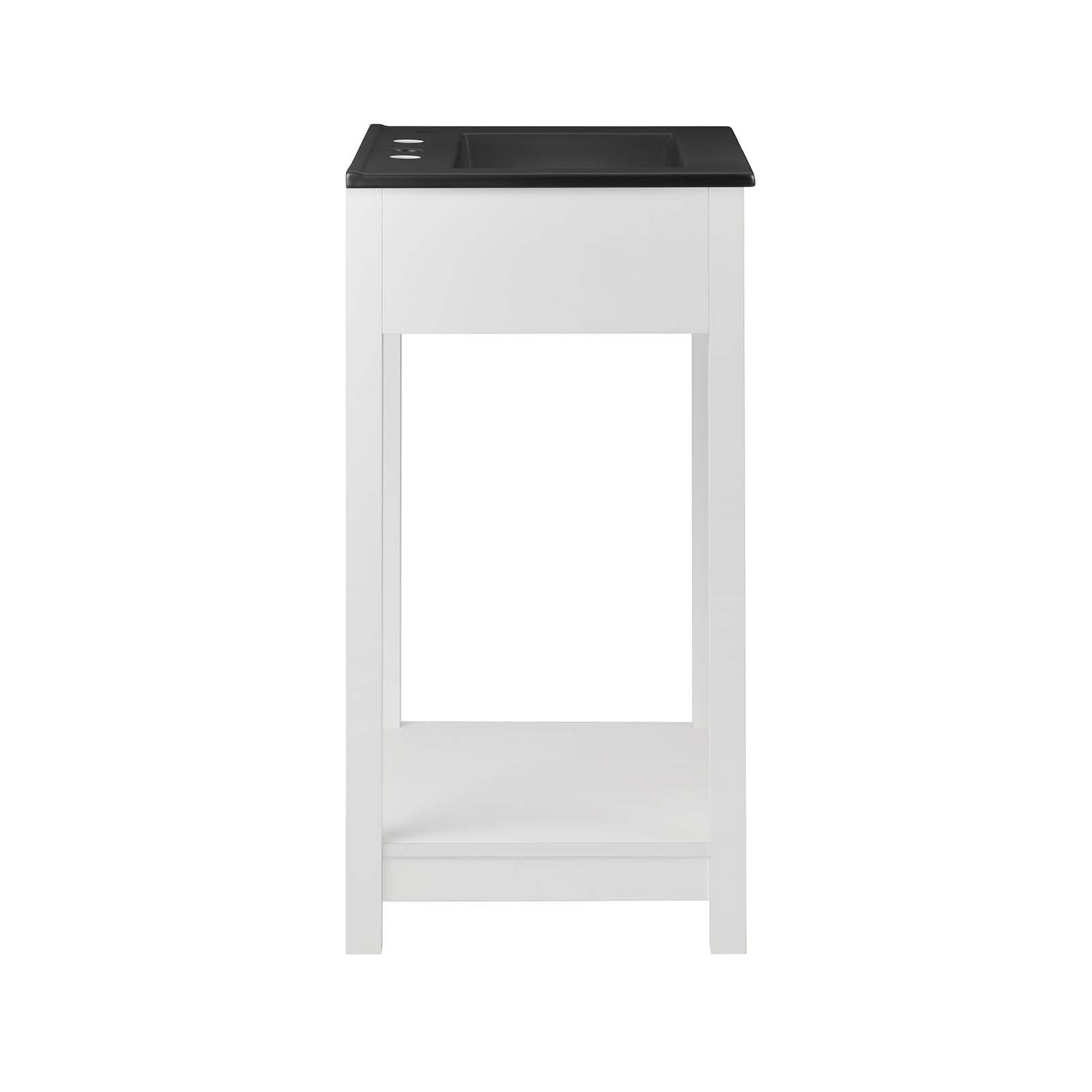 Modway Altura 24″ Bathroom Vanity in White Black