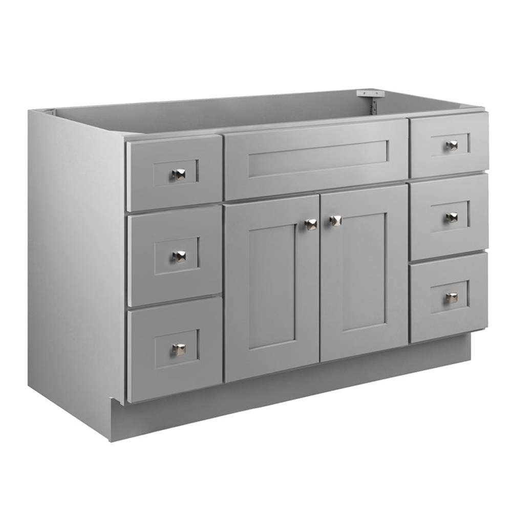 Brookings 48″ Bathroom Vanity Shaker Solid Wood-Assembled Sherwin Williams Gray