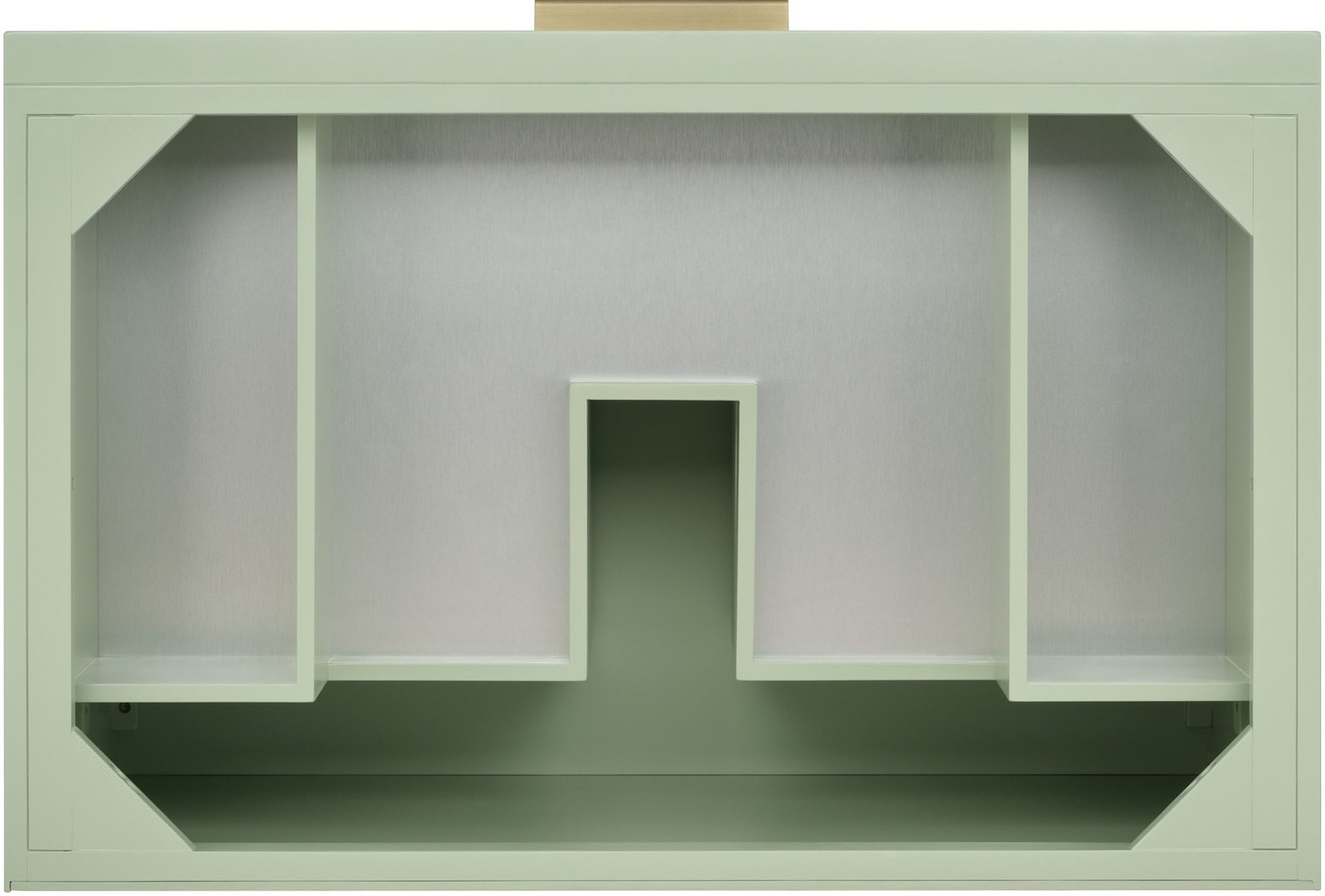James Martin Vanities D100-V36-3WZ Emmeline 36″ – Pebble Oak / White Zeus
