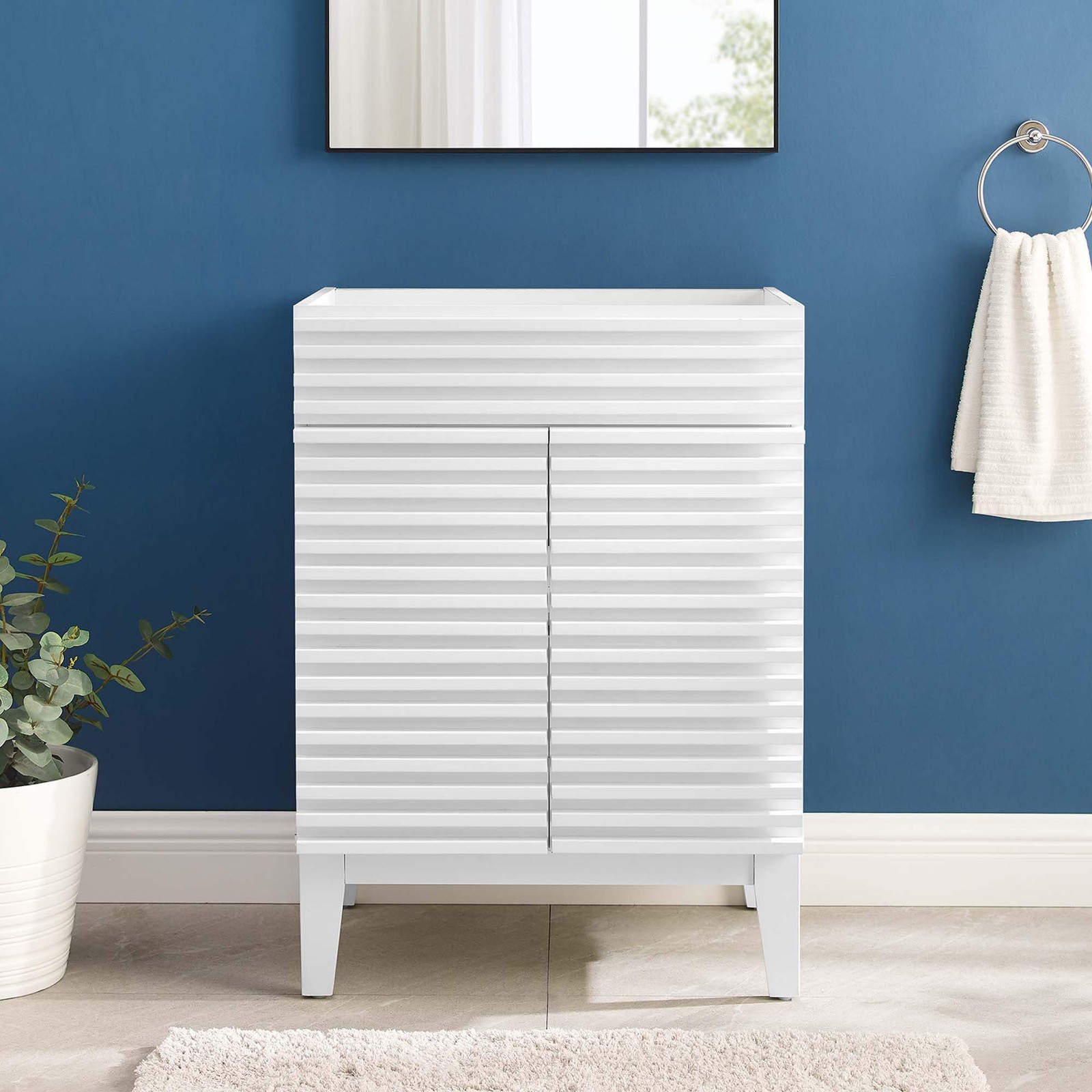 Render 24″ Bathroom Vanity Cabinet (Sink Basin Not Included)