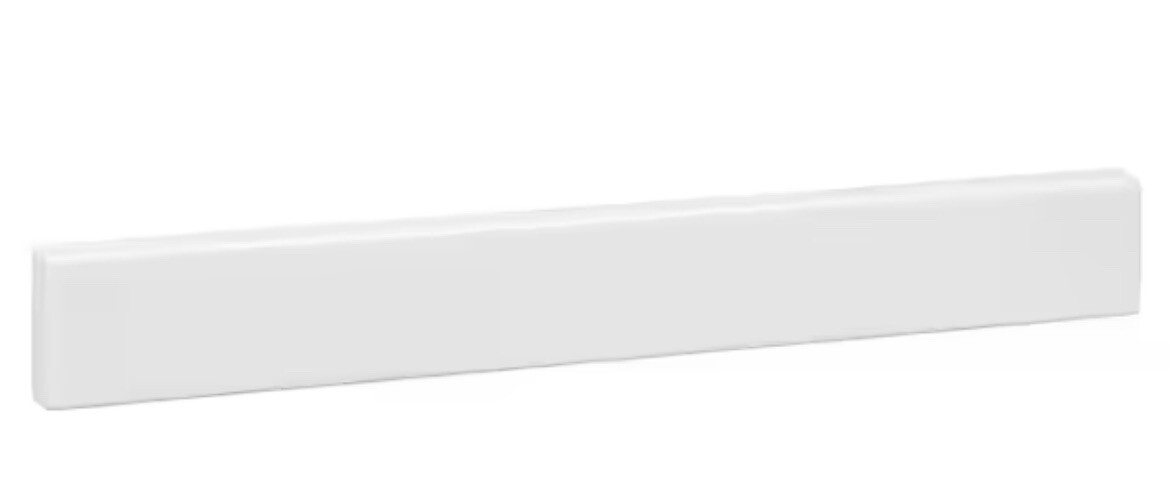 USS19Y-3Y 17.875 in. W Cultured Marble Vanity Sidesplash in White