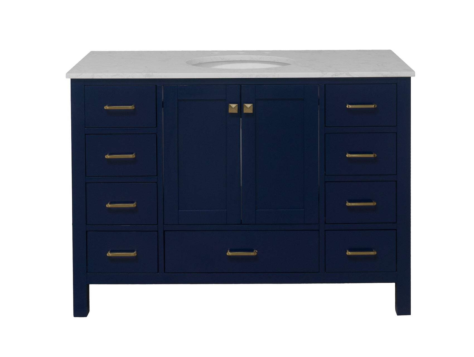 Horizon 48-inch Vanity with Engineered Carrara Top