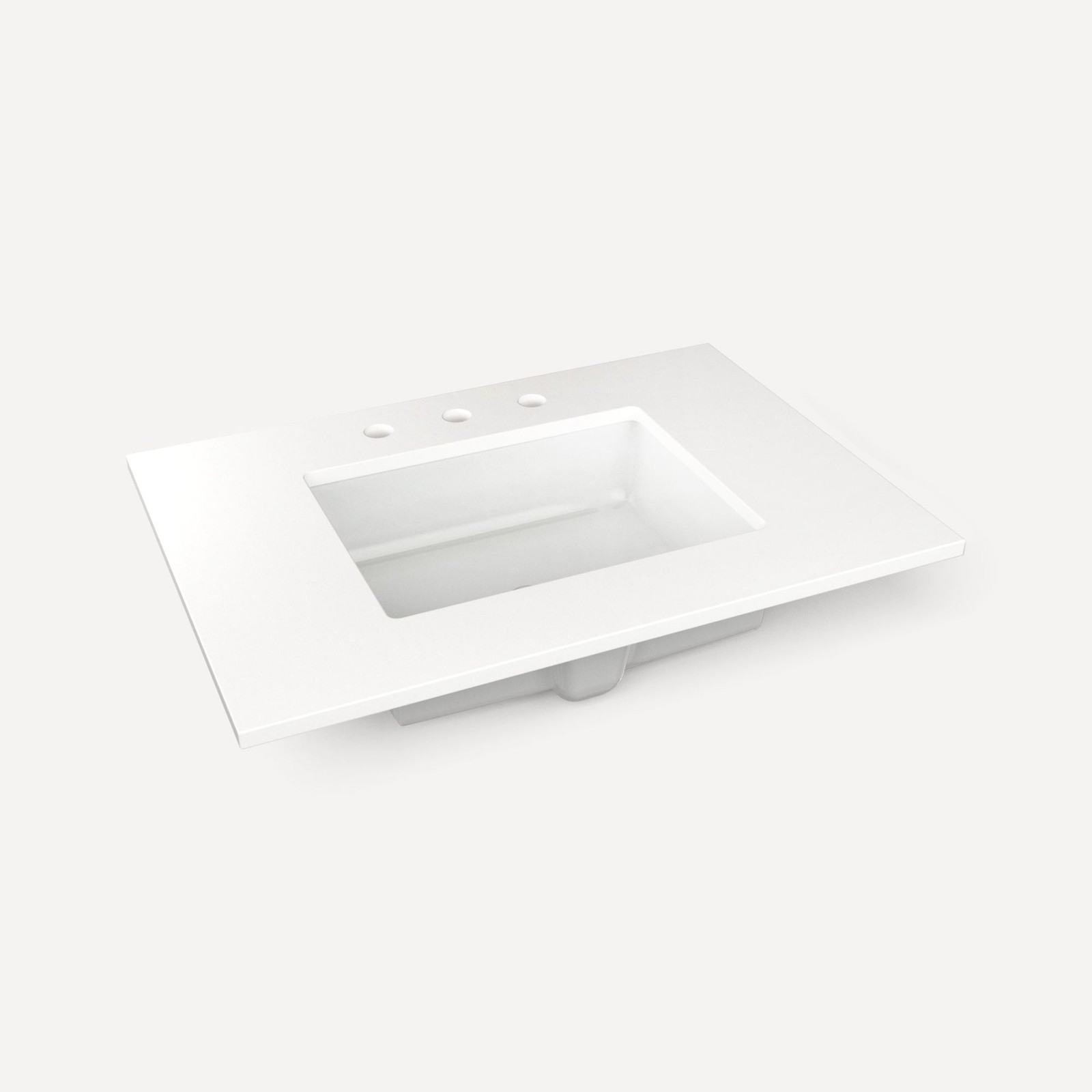 Robern TB31UCO-8 31″ Quartz Vanity Top for Widespread Faucet – White Zeus
