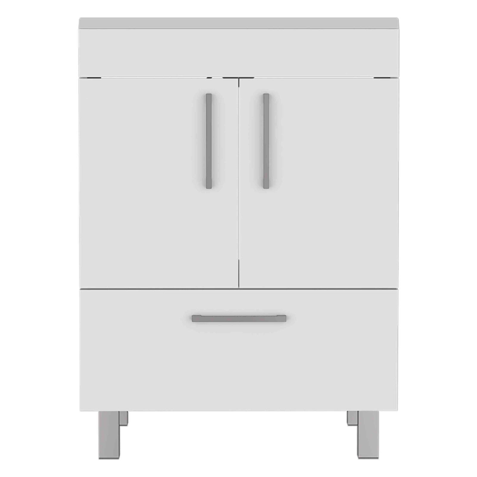 Velloc Single Bathroom Vanity Cabinet with Drawer – White