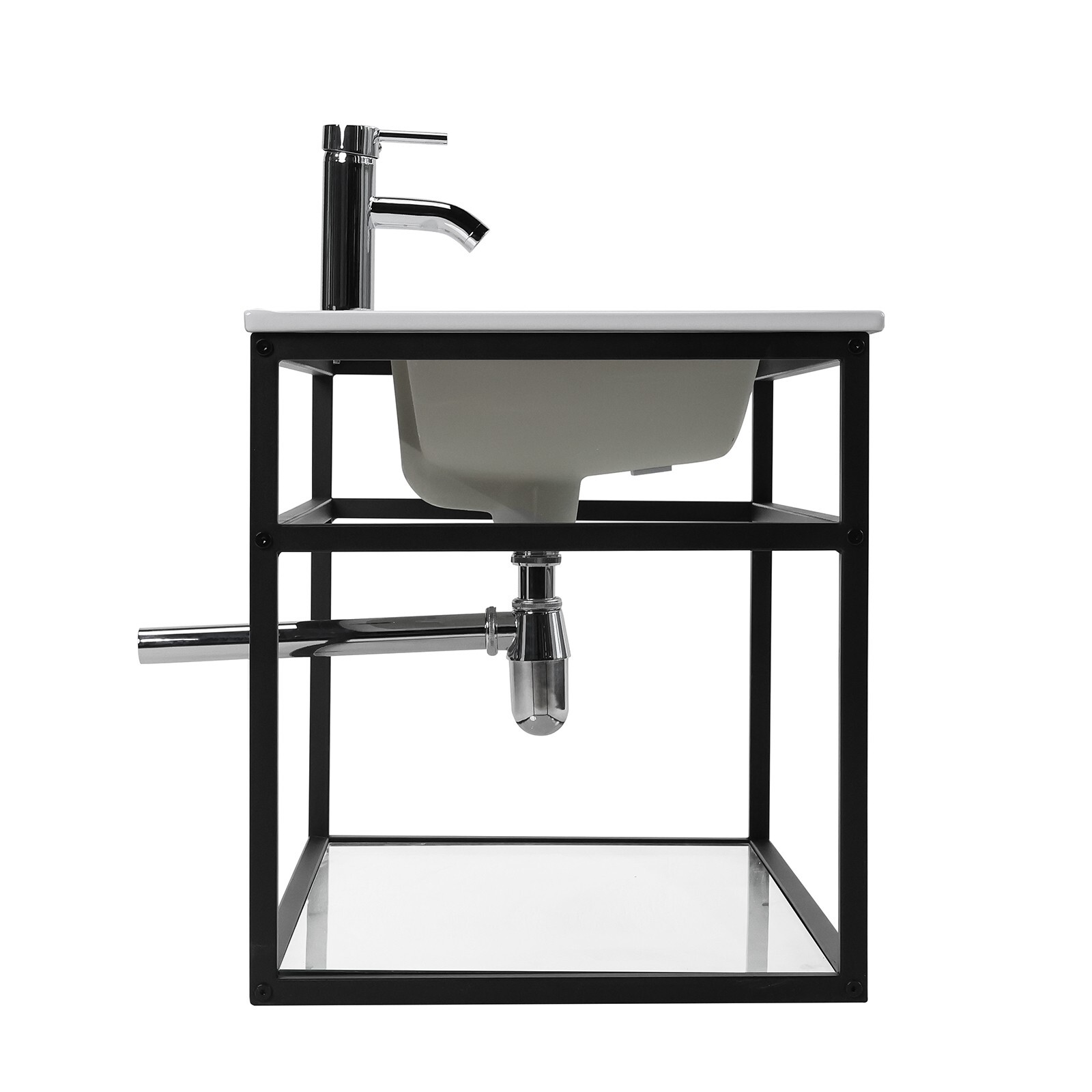 36” Bathroom Vanity Set Wall mounted Cabinet Floating Vanity Minimalist Style