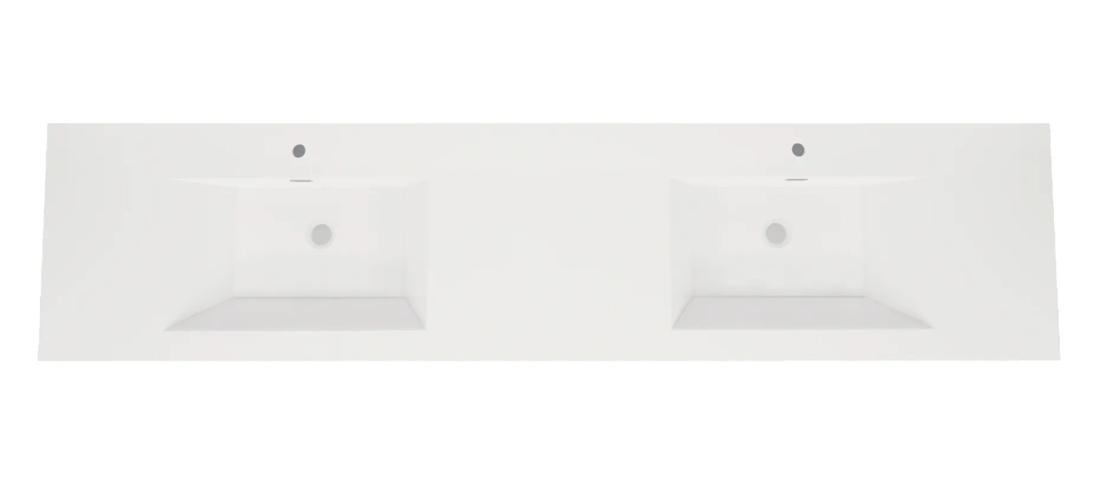 COUNTERTOP 84″ x 4″ Reinforced Acrylic Double Sink