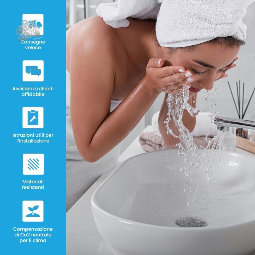 Click Clack Bathroom Sink Brass Pop Up Universal Drain Overflow Bi