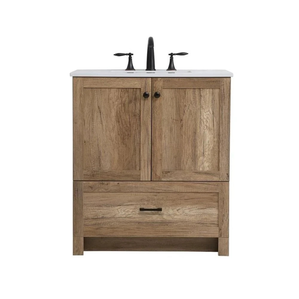 Elegant Lighting Soma 30″ Free Standing Single Basin Vanity Set Model: VF2830NT