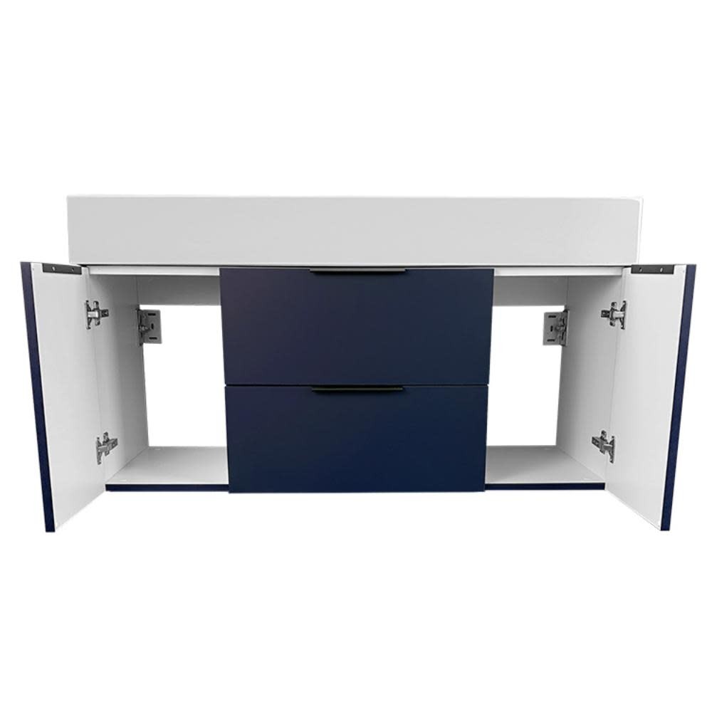 Nameeks Derin-4818-W-C Derin 48″ Wall Mounted Single Basin Vanity – Night Blue /
