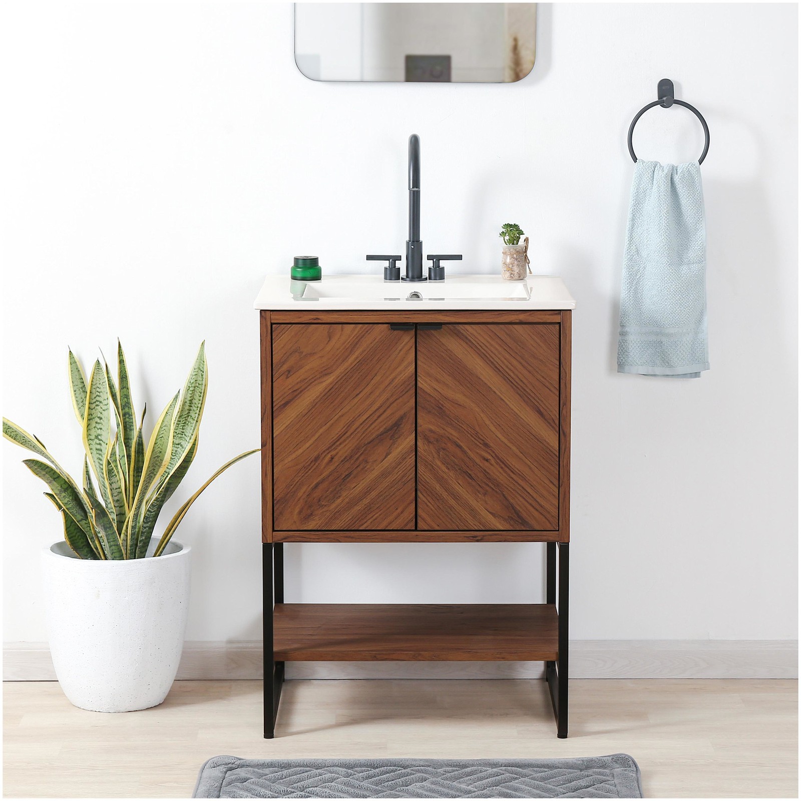 JONATHAN Y Lighting VAN1013 Juhl 23″ Single – Wood