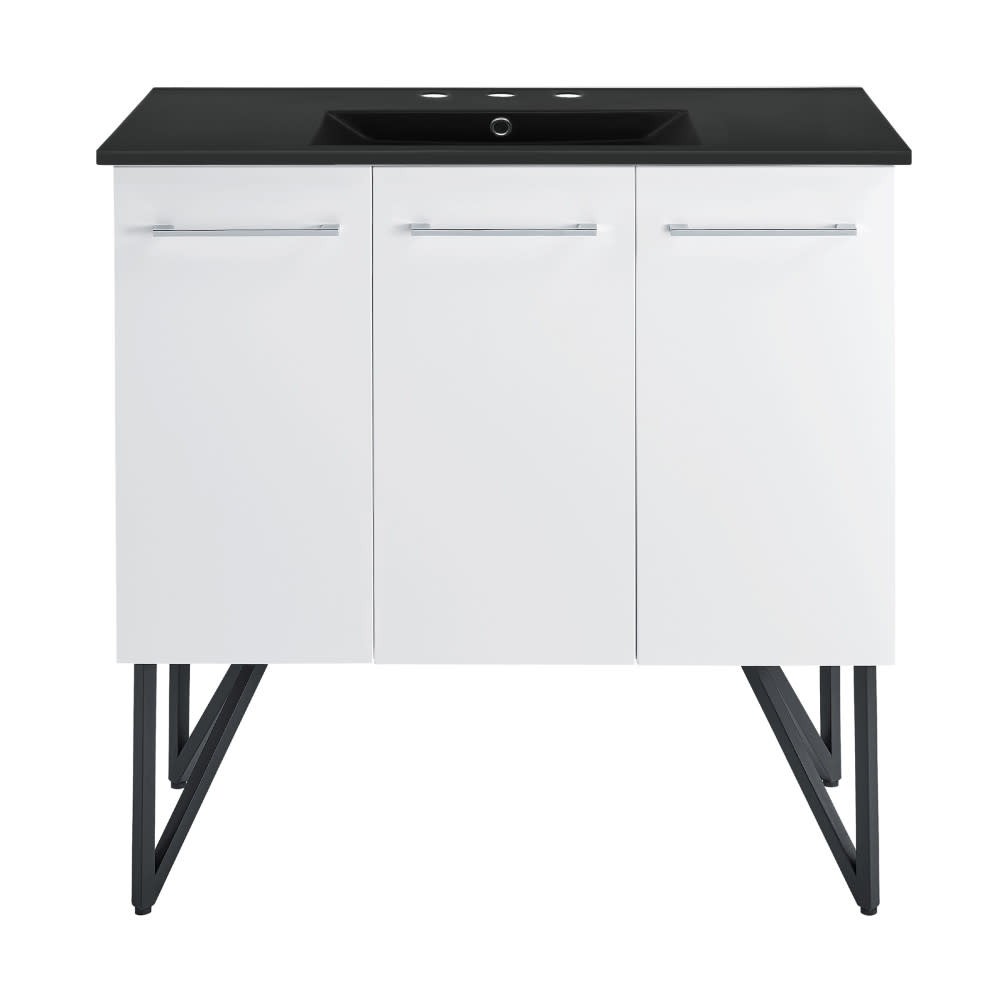 Swiss Madison SM-BV213-3MB Annecy 36″ – White / Matte Black