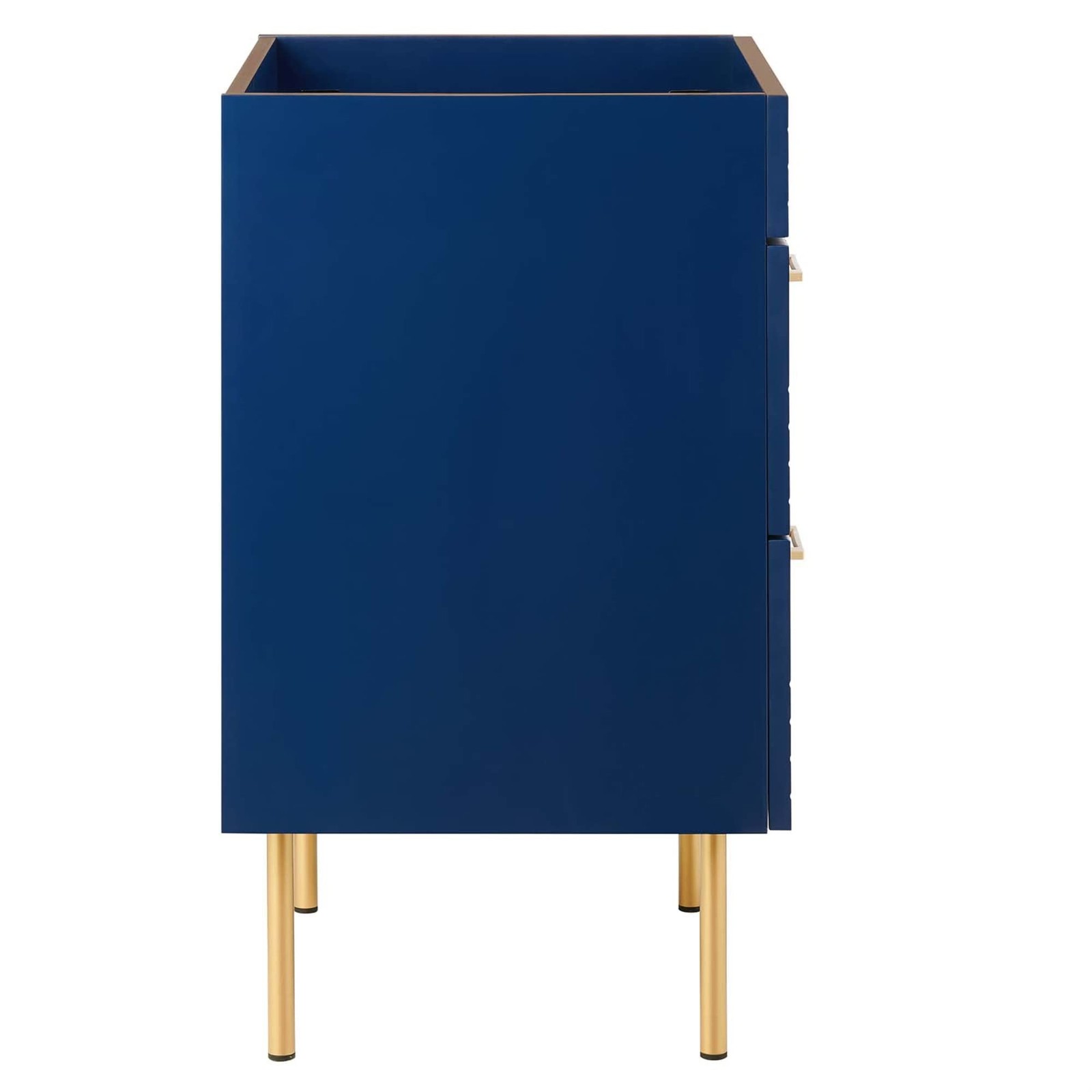 Modway Daybreak 23.5″ Particleboard MDF Wood and Metal Bathroom Vanity in Blue
