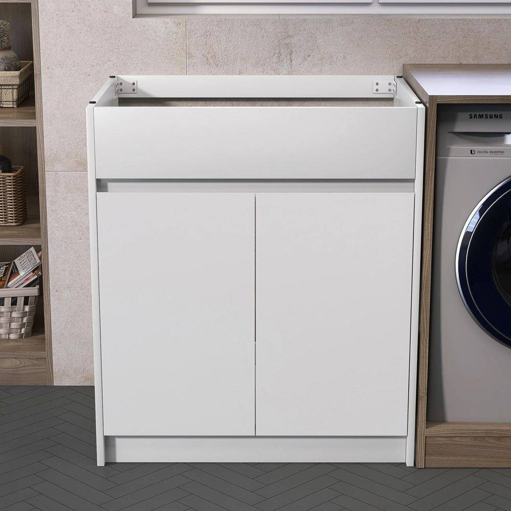 Lau 29.5 In. Wx 21.5 In.Dx 34 In.H Freestanding Bath Vanity Cabinet without Top