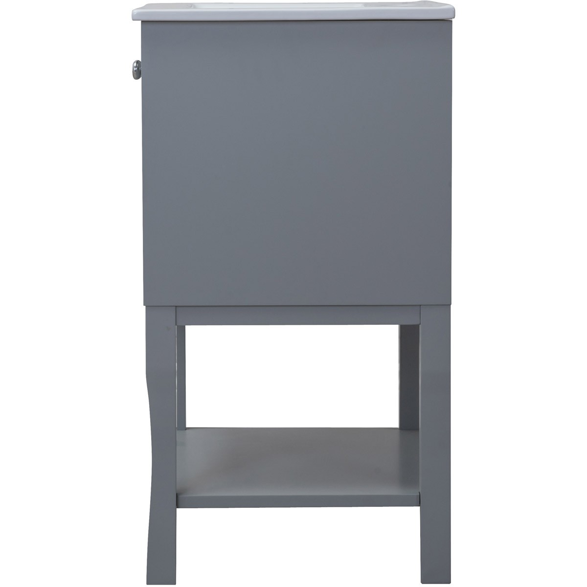 Elegant Lighting VF2101 Mason 24 X 33.25 inch Grey and Chrome Vanity Set in Gray