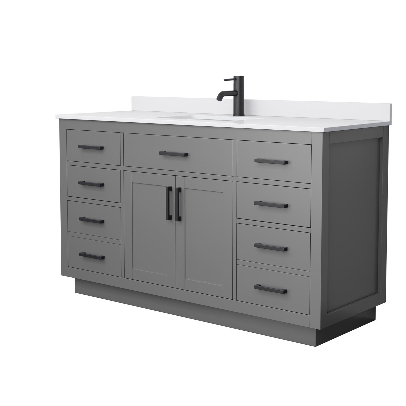 Wyndham Collection WCG262660S-VCA-UNSMXX Beckett TK 60″ – Dark Blue / Carrara