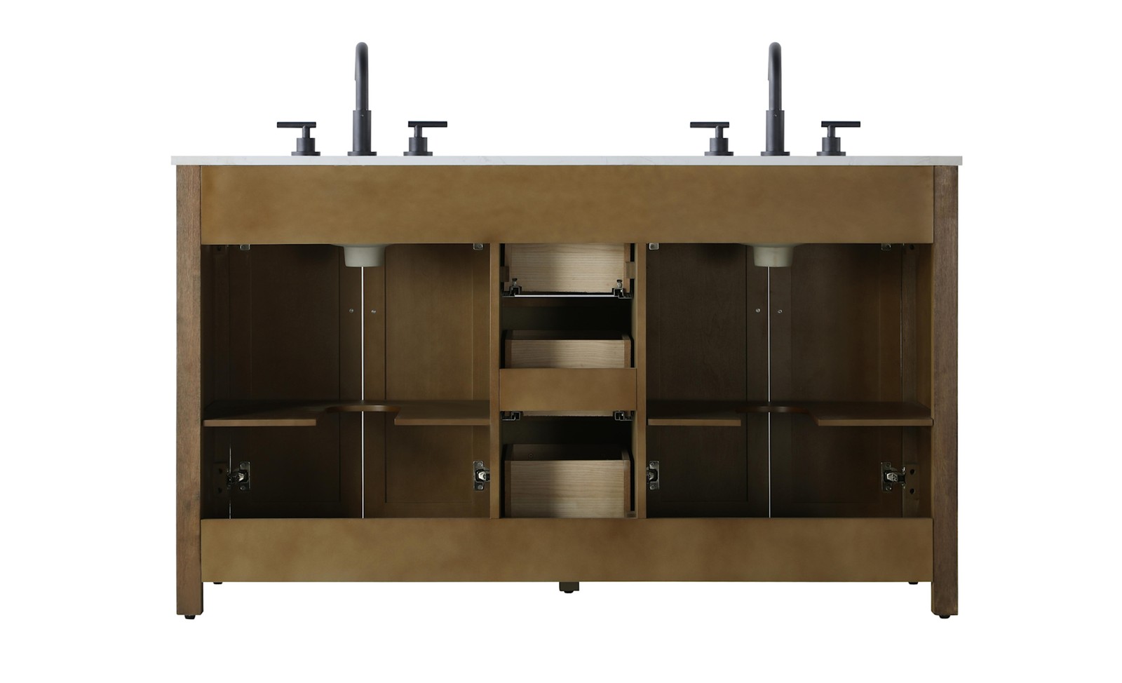 Elegant Lighting VF29560D Alina 60″ – Hazel Oak