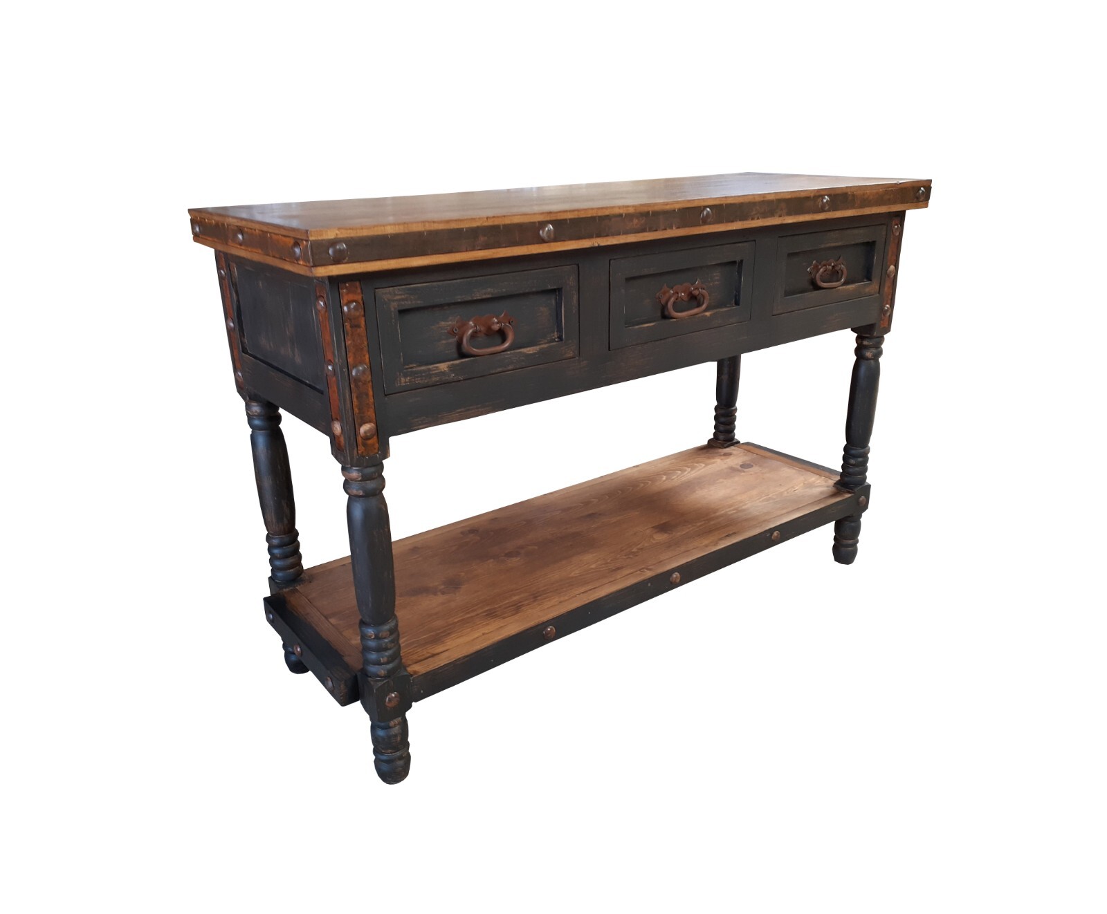 Sycamore Rustic Black Bathroom Vanity