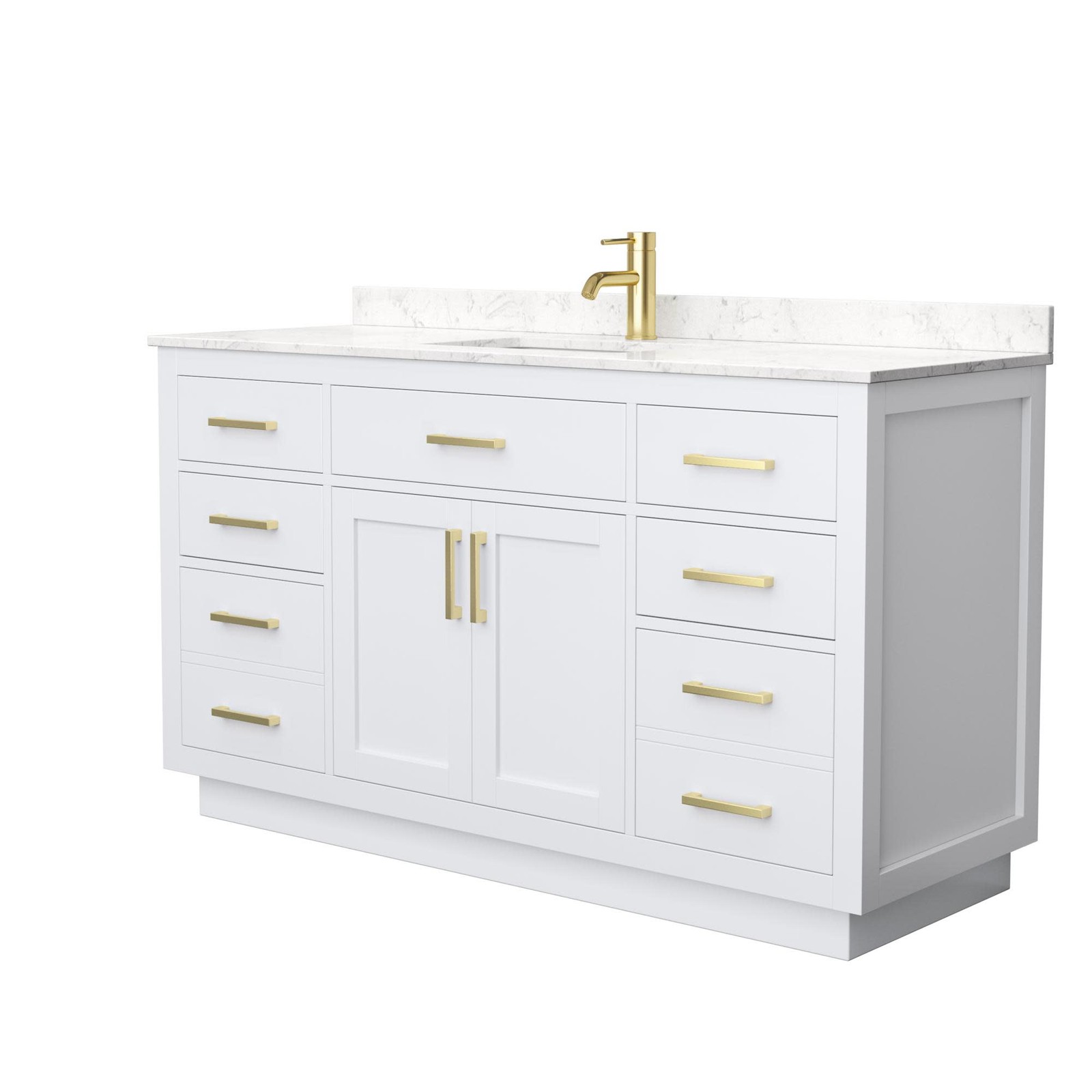 Wyndham Collection WCG262660S-VCA-UNSMXX Beckett TK 60″ – Dark Blue / Carrara
