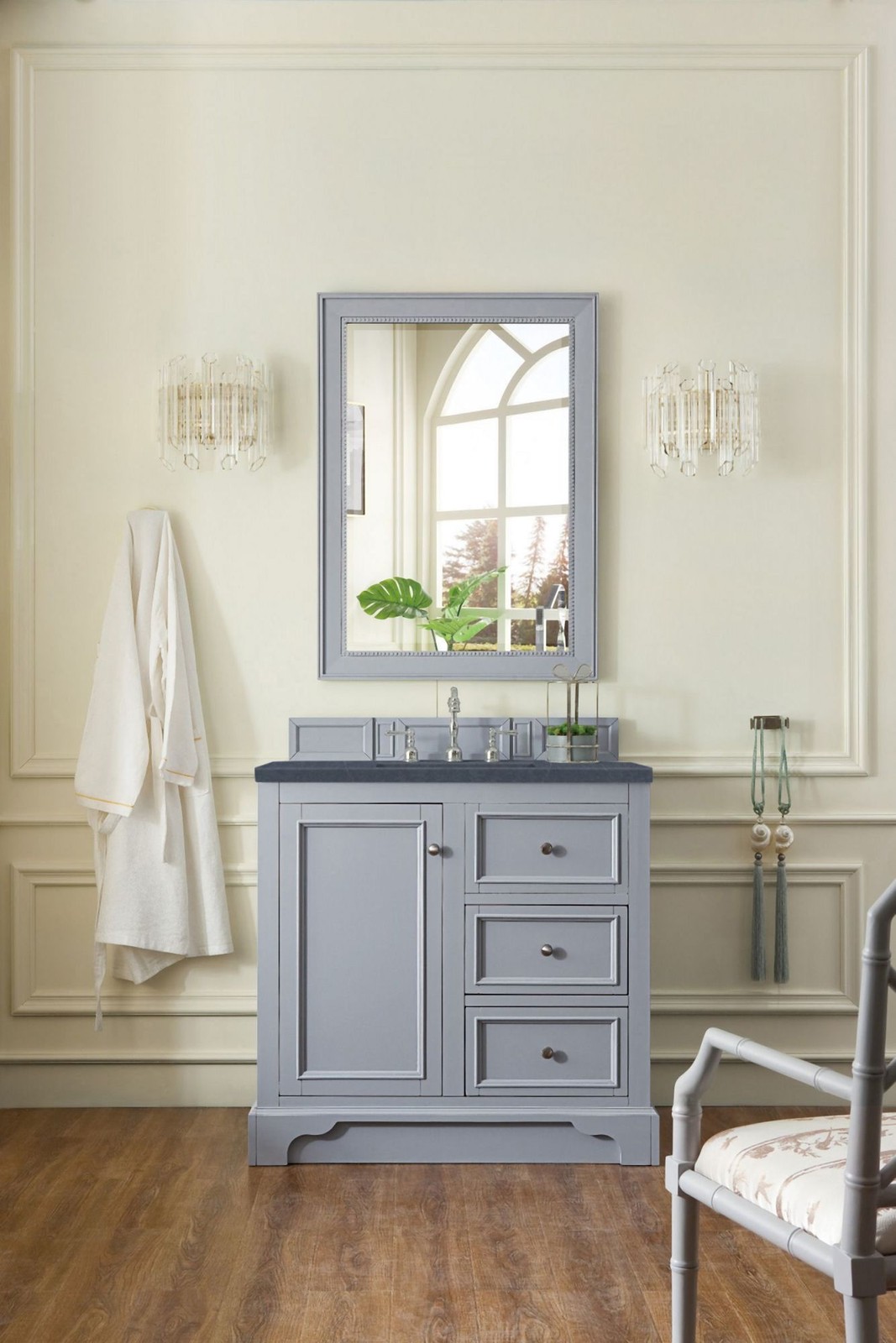 James Martin Vanities 825-V36-3CSP De Soto 36″ – White