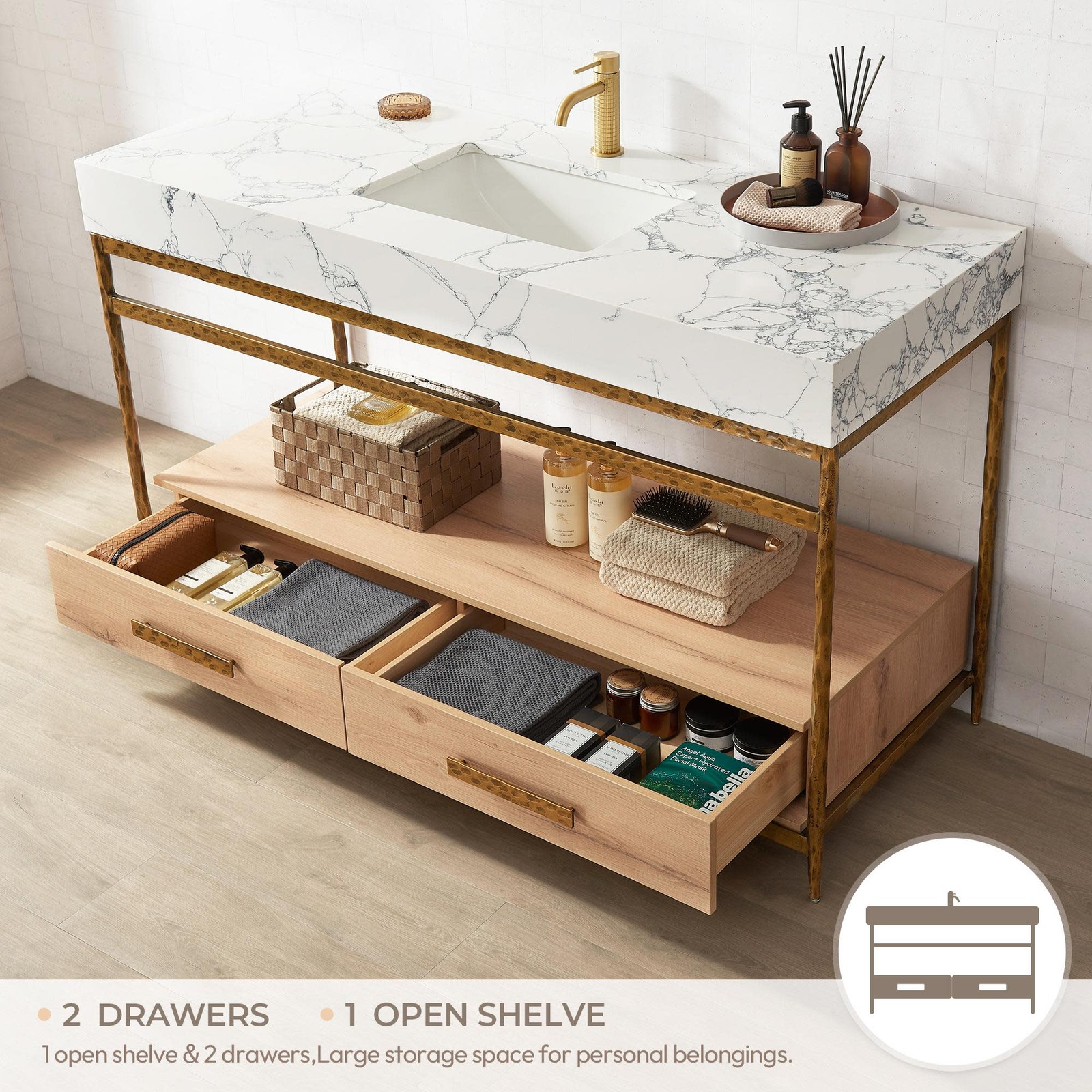 Miseno MV-DHAK55Y-PH Dhaka 54″ – Wood