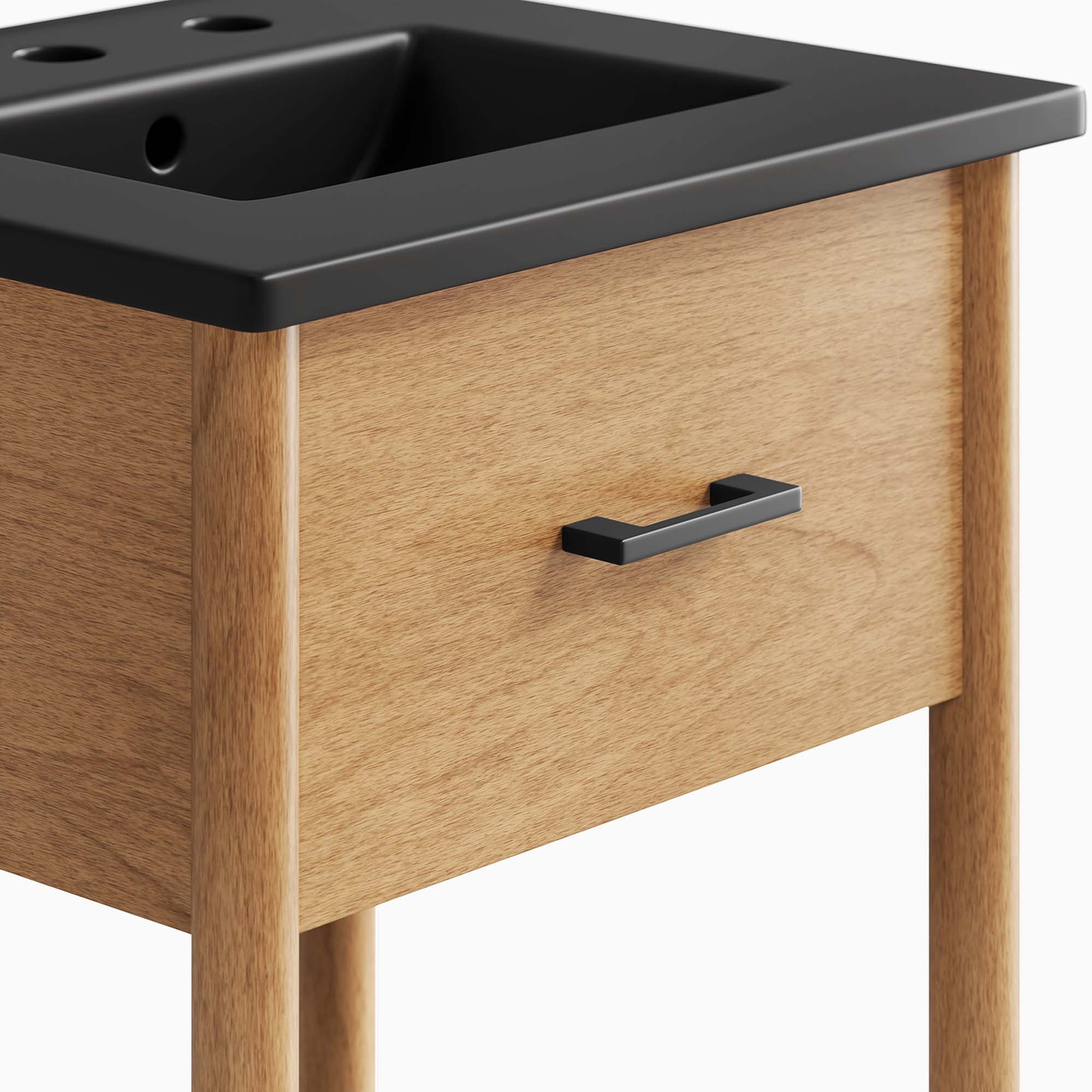 Zaire 18″ Bathroom Vanity in Natural Black