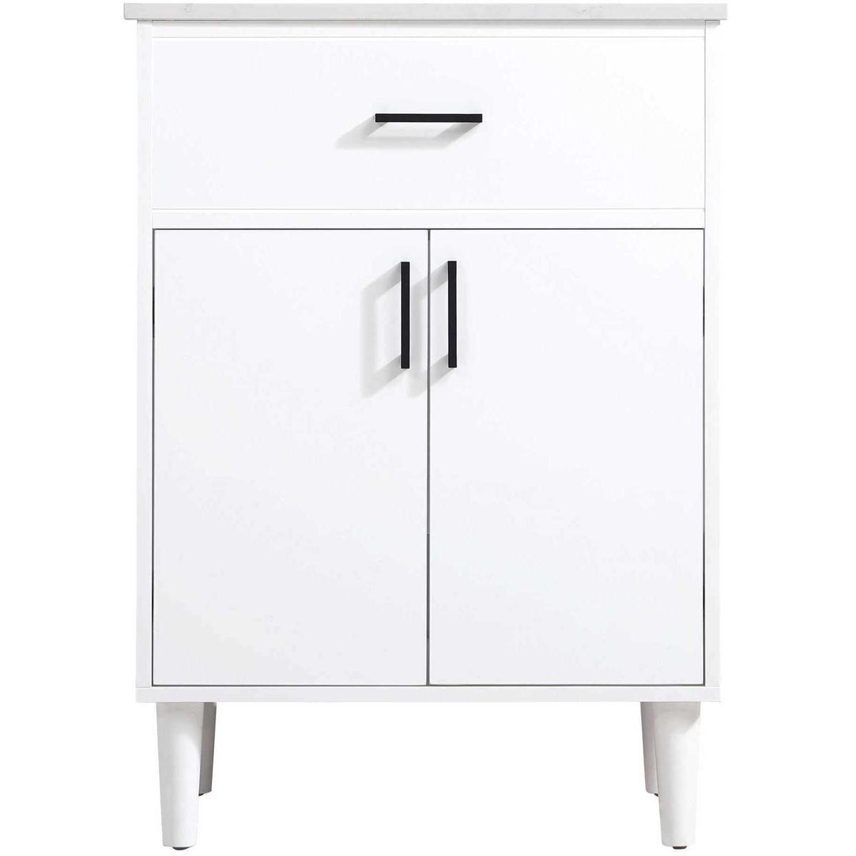 Elegant Lighting VF25024MWH Chandler 24 X 34 inch White Bathroom Vanity Cabinet