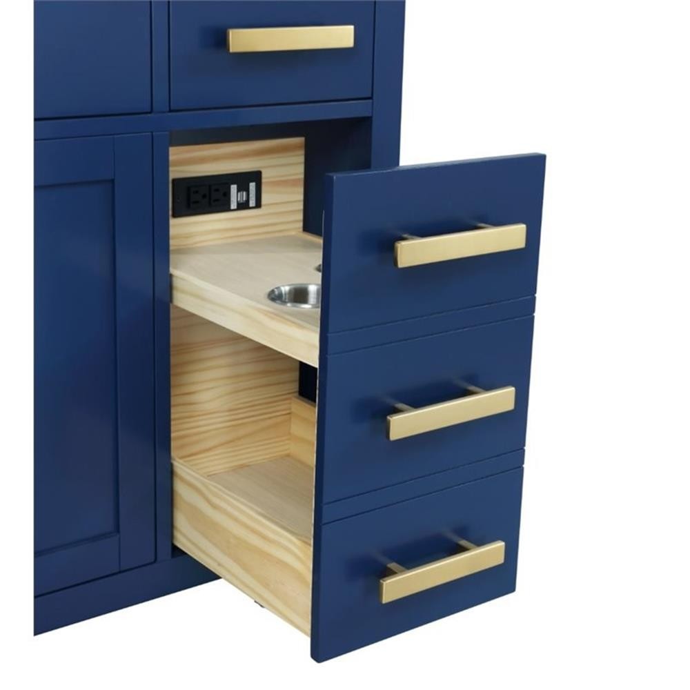 Maklaine 48″ Single Vanity in Blue