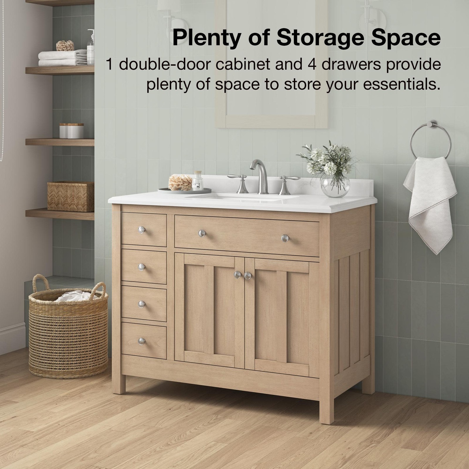 Ove Decors Newcastle 42 Newcastle 42″ – Sahara Birch
