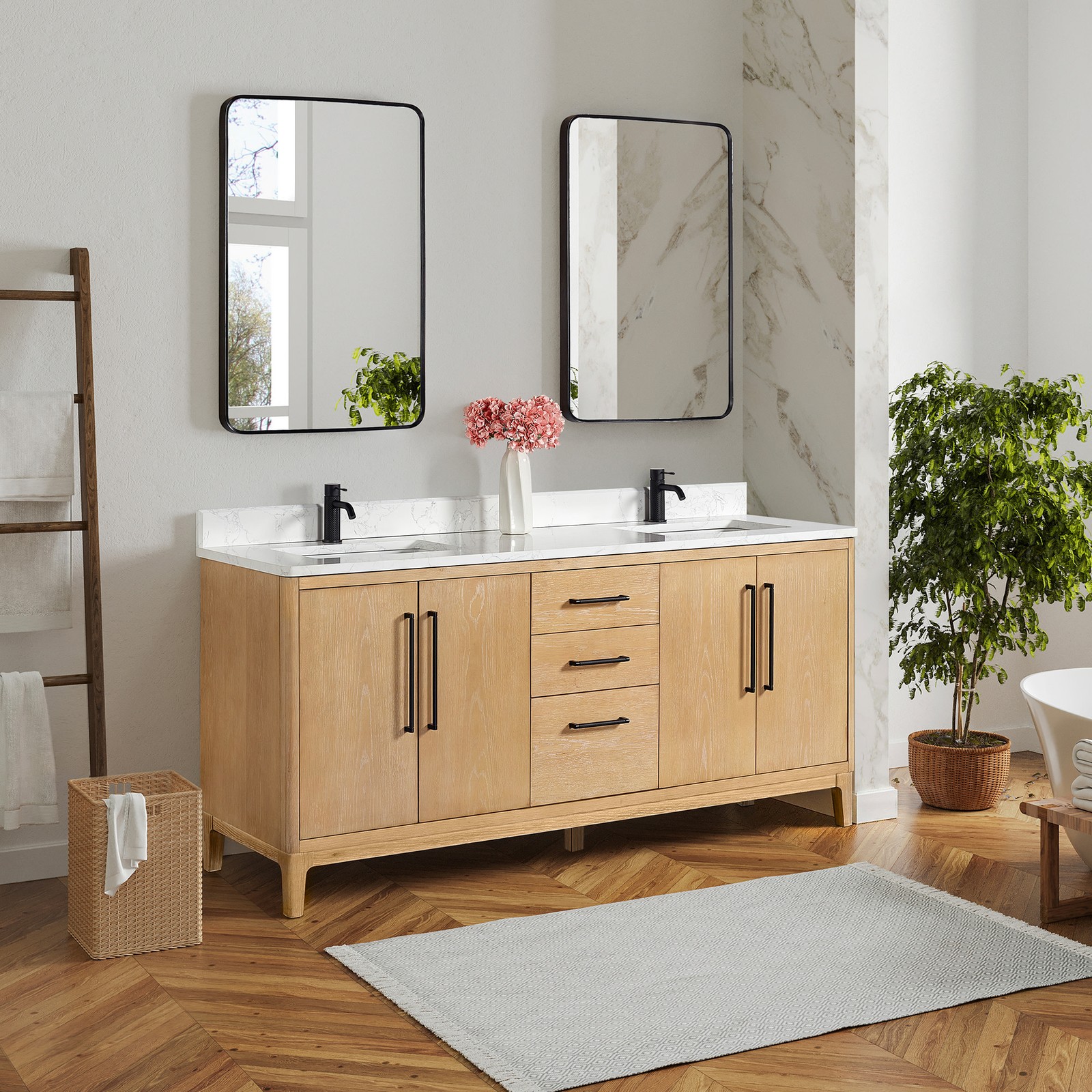 Miseno MV-GARA72-GWT Gara 72″ – Washed Ash Grey