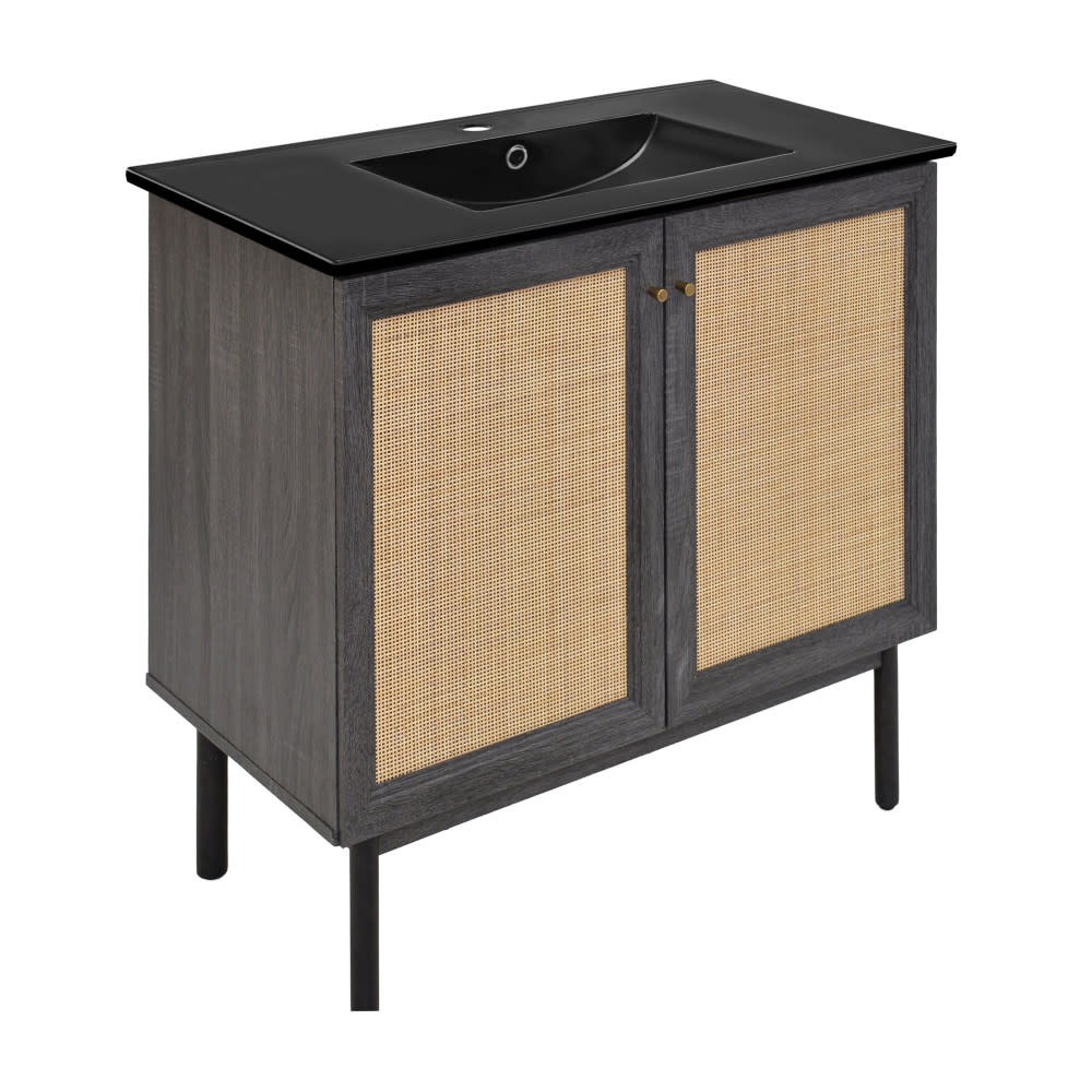 Swiss Madison SM-BV663 Classe 36″ – Brown Oak / Matte Black