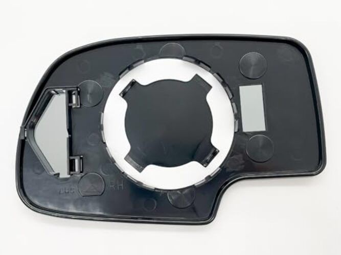 APA Replacement Mirror Glass Non-Heated with Base for Passenger Side Non-Heated