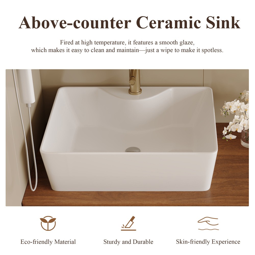 31.5 Inches Floating Single Small Bathroom Vanity with Sink