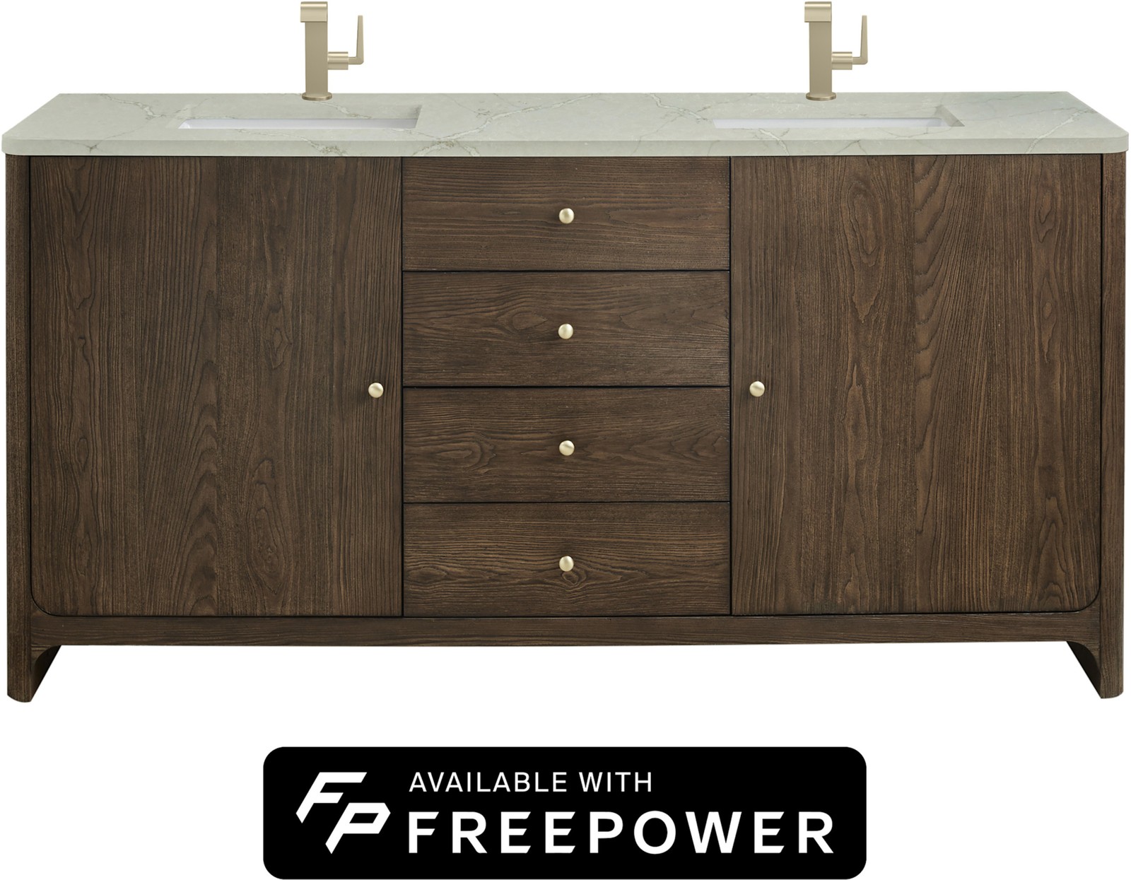 James Martin Vanities D125-V72-FVSL Gracyn 72″ – Sable
