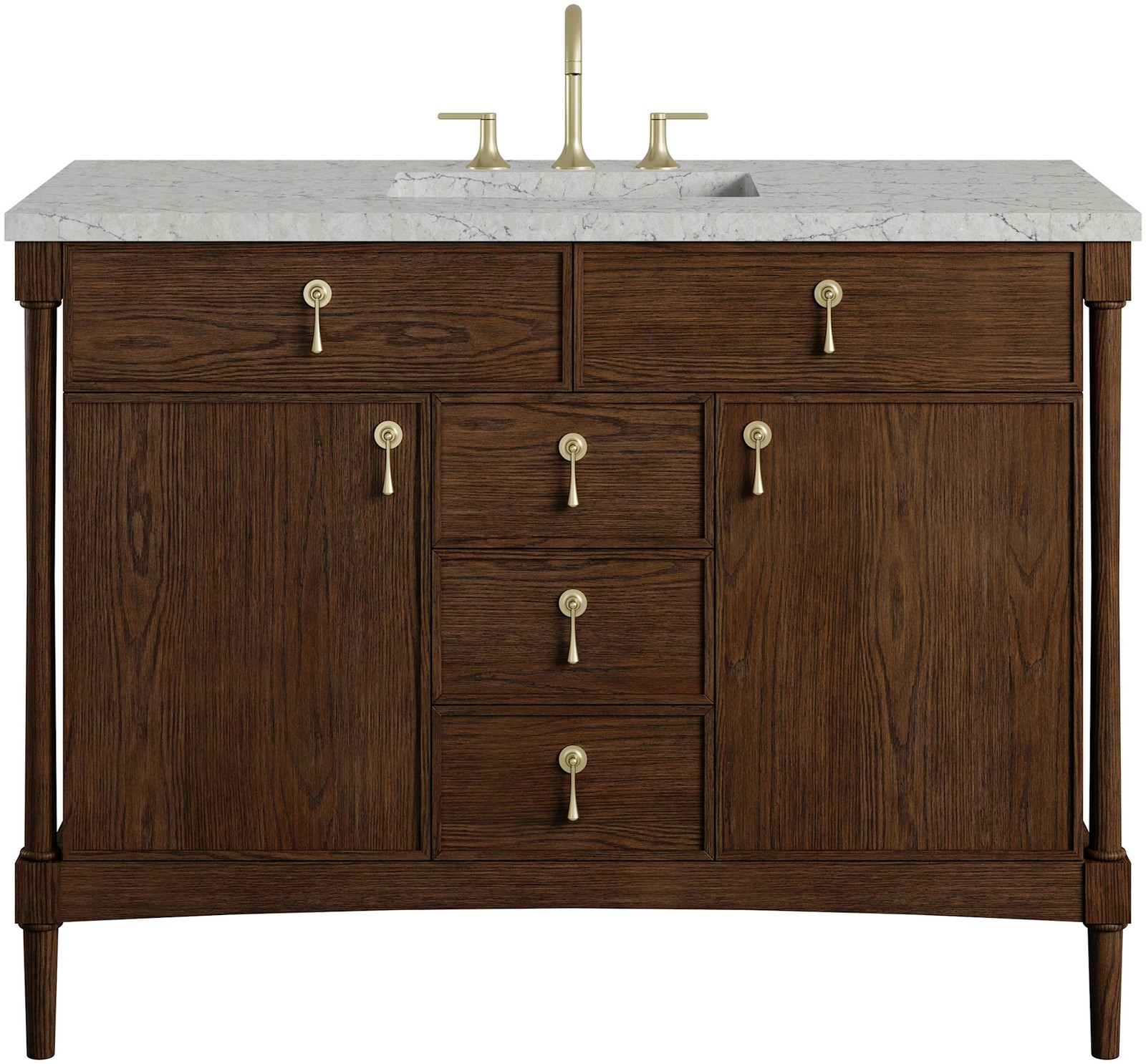 James Martin Vanities D680-V48-3EJP Kinnsden 48″ – Sable Oak
