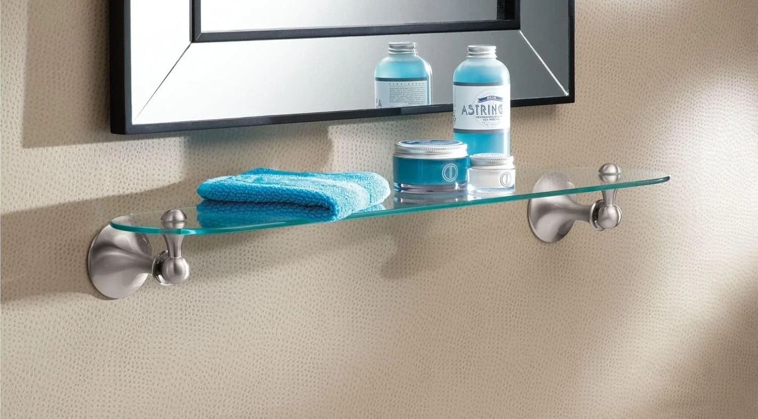 Moen DN7790BN Lounge Brushed Nickel Bathroom Vanity Shelf