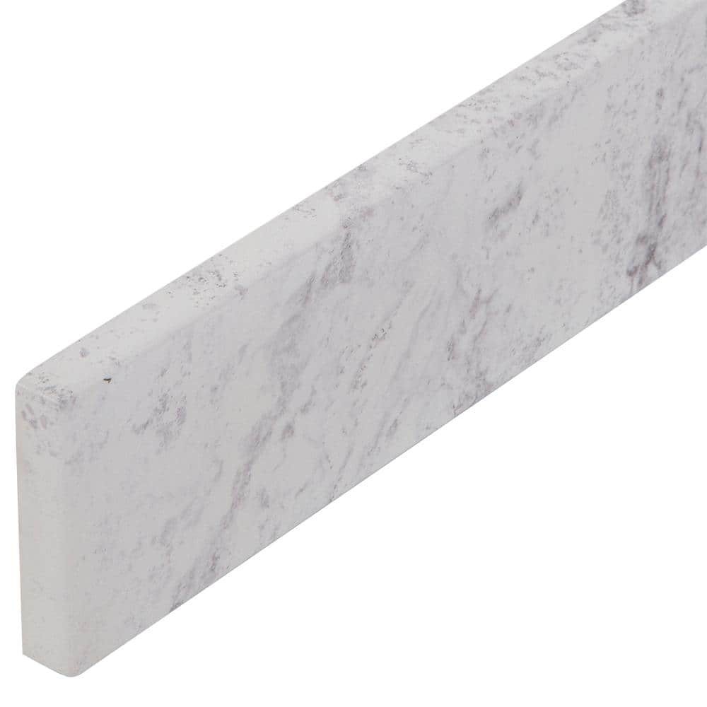 Home Decorators Collection 31 in. W Cultured Marble Vanity Backsplash in Lunar