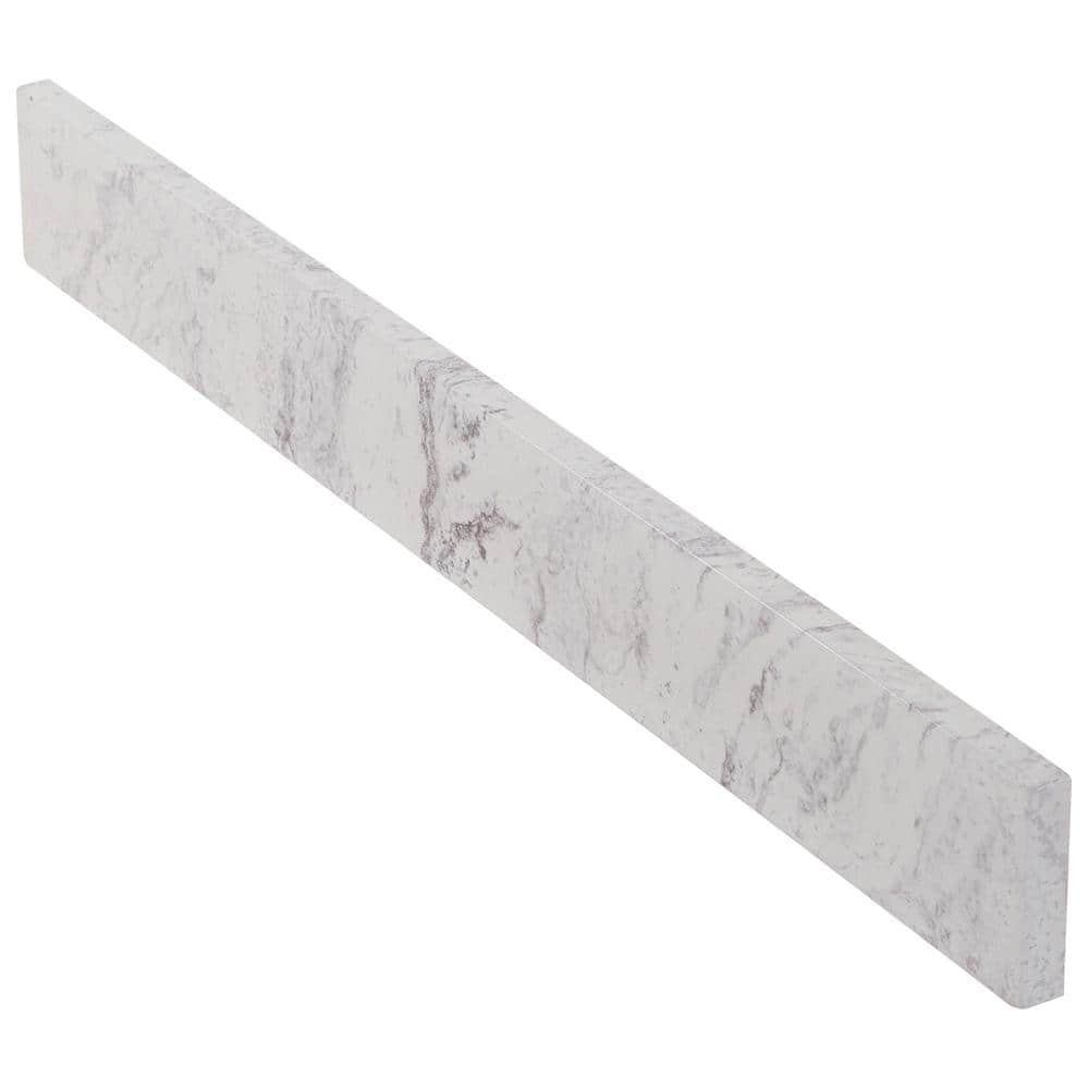Home Decorators Collection 31 in. W Cultured Marble Vanity Backsplash in Lunar