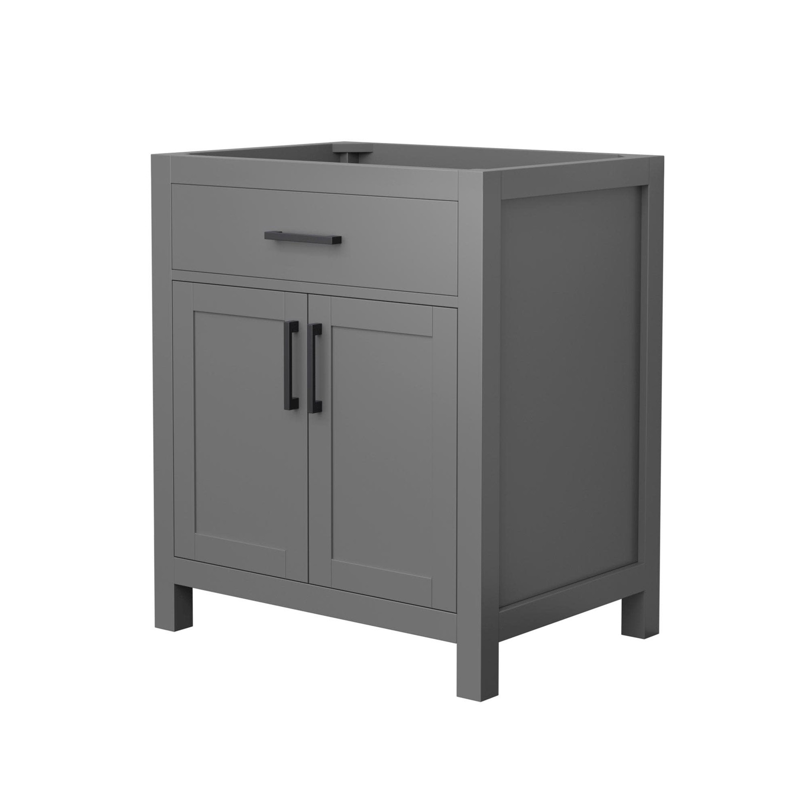 Wyndham Collection WCG242430S-CX-MXX Beckett 30″ Single – Dark Gray / Matte