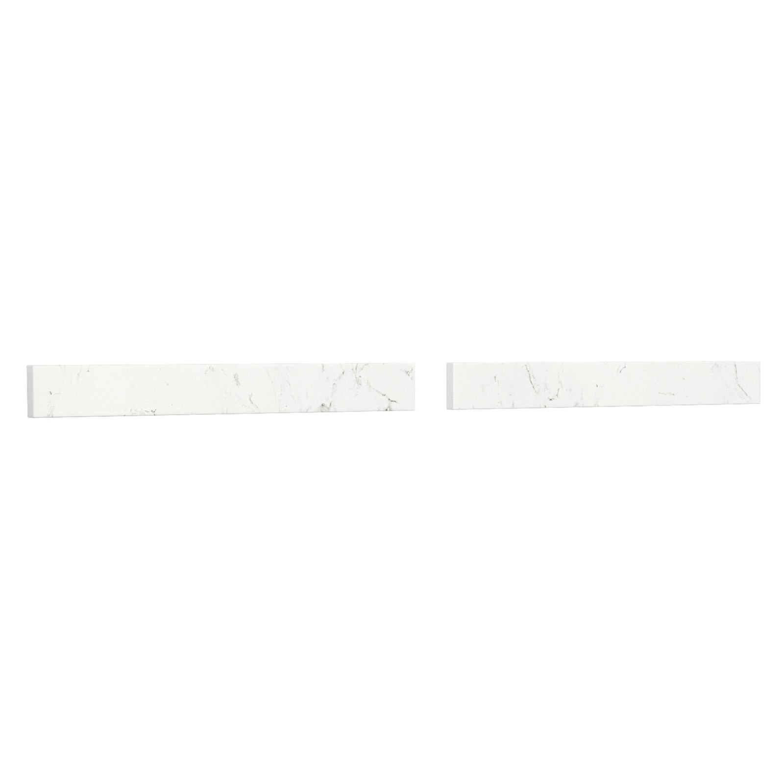 Wyndham Collection WCFVCA154BS 54″ x 3″ Backsplash – Carrara Cultured Marble