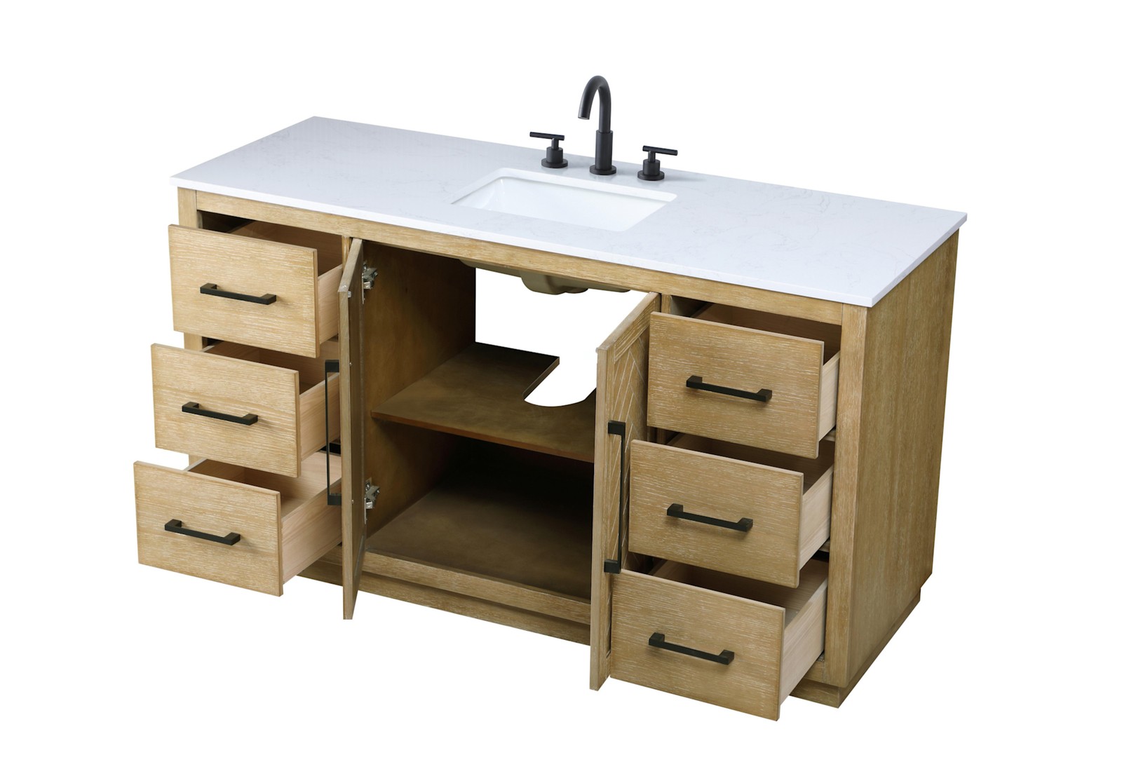 Elegant Lighting VF29060 Chase 60″ – Hazel Oak