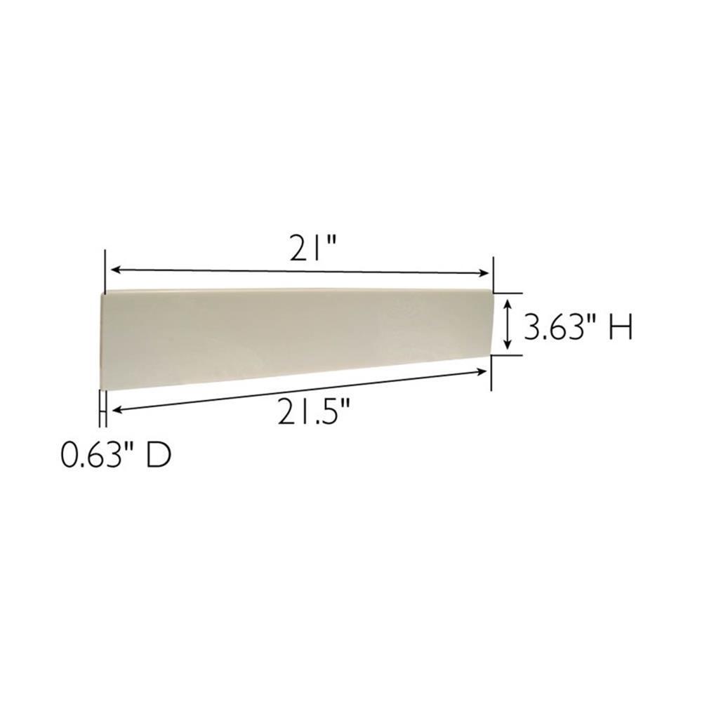 Design House 21.5″ Traditional Marble Universal Side Splash in White