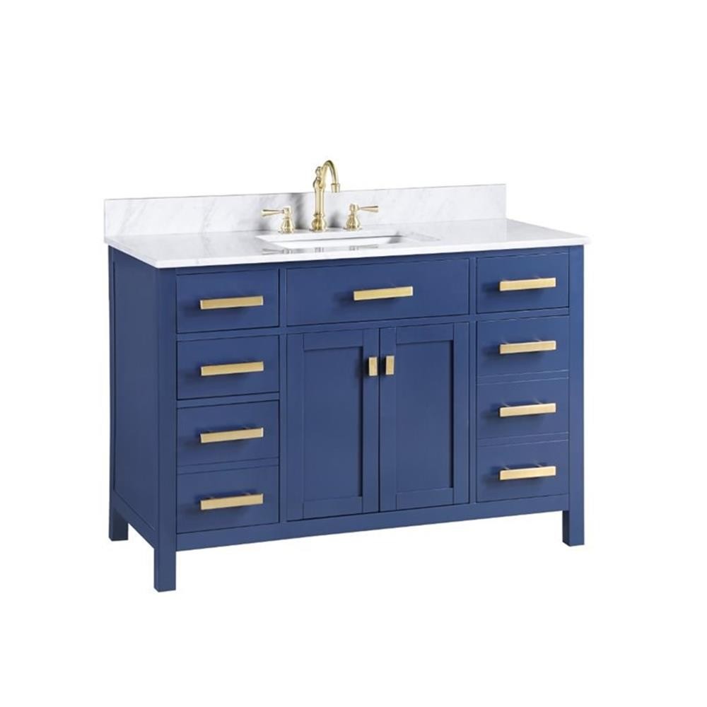 Maklaine 48″ Single Vanity in Blue