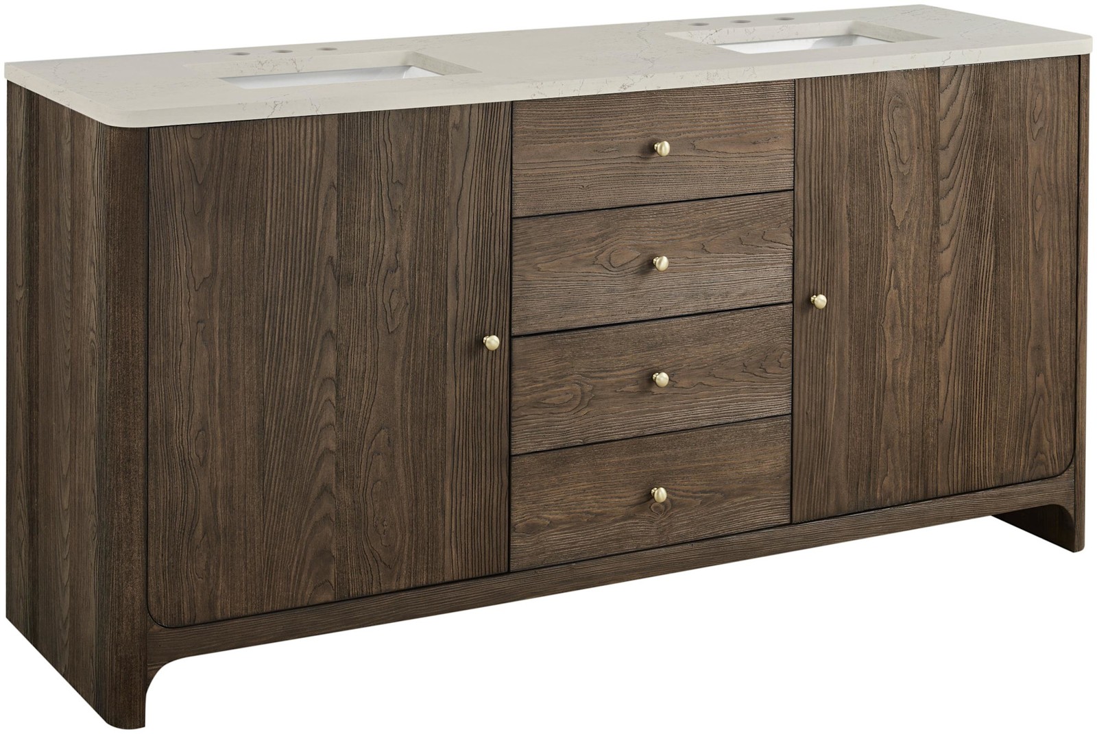 James Martin Vanities D125-V72-FSFR Gracyn 72″ – Sable